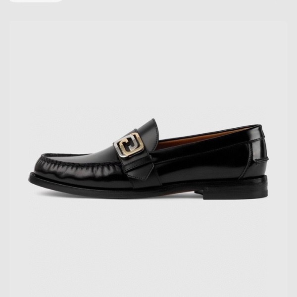 ❤구찌 남성 이니셜 블랙 로퍼 - Gucci Mens Black Loafer - gu563x