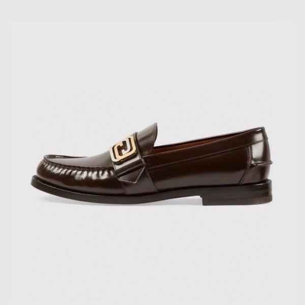 ❤구찌 남성 이니셜 브라운 로퍼 - Gucci Mens Brown Loafer - gu565x