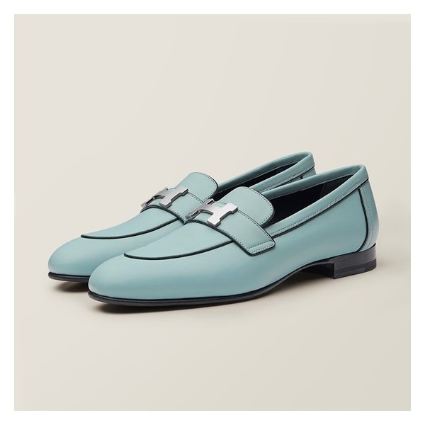 ❤에르메스 여성 블루 파리 로퍼 - Hermes Womens Blue Loafer - he139x