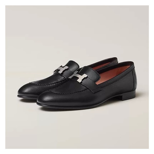 ❤에르메스 여성 블랙 파리 로퍼 - Hermes Womens Black Loafer - he140x