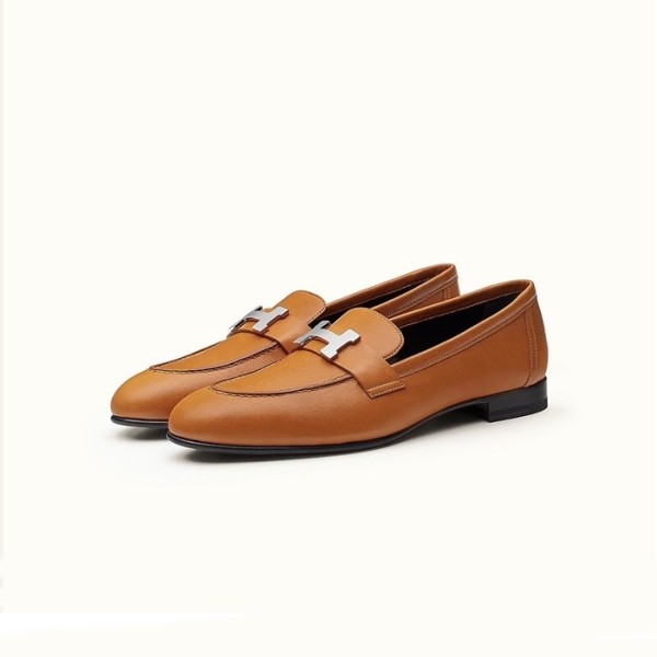 ❤에르메스 여성 카멜 파리 로퍼 - Hermes Womens Camel Loafer - he142x