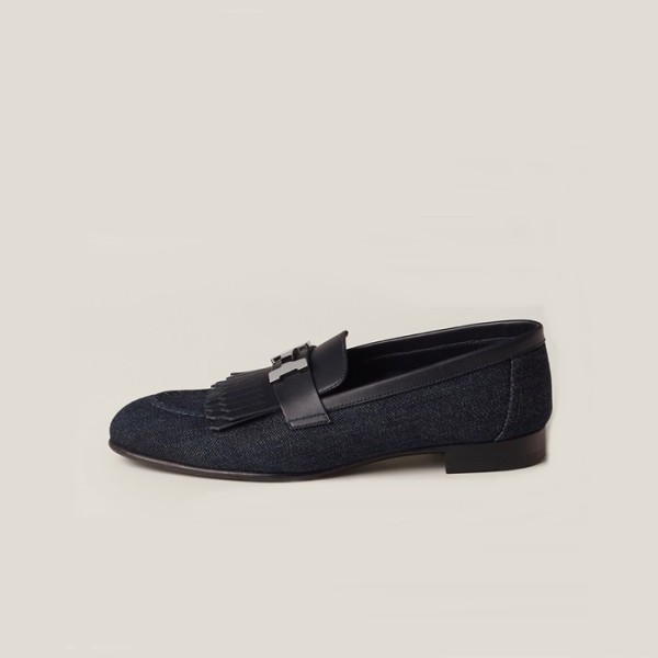 ❤에르메스 여성 네이비 로얄 로퍼 - Hermes Womens Navy Loafer - he152x