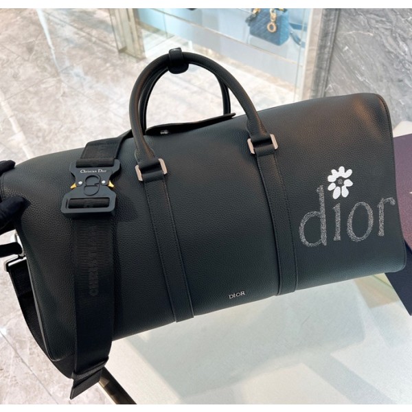 ❤디올 남성 Lingot 블랙 키폴 - Dior Mens Black Keepall - di363x