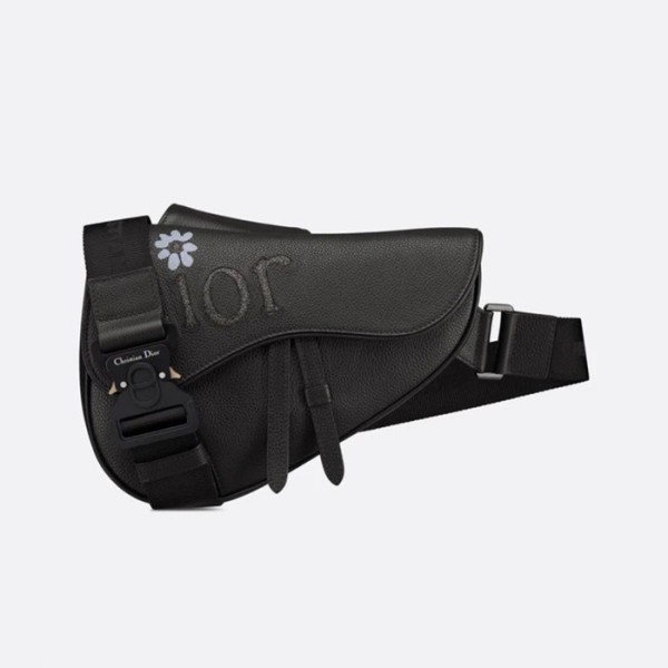 ❤디올 남성 블랙 새들백 - Dior Mens Black Saddle Bag - di365x