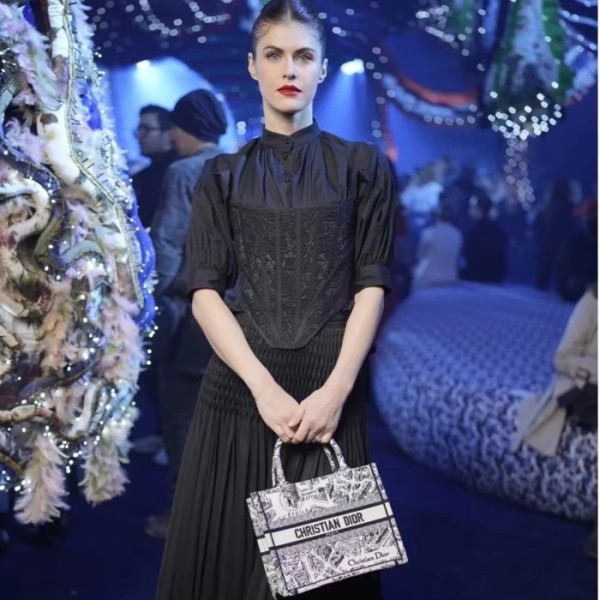 ❤디올 여성 블랙 북토트 - Dior Womens Black Book Tote - di370x