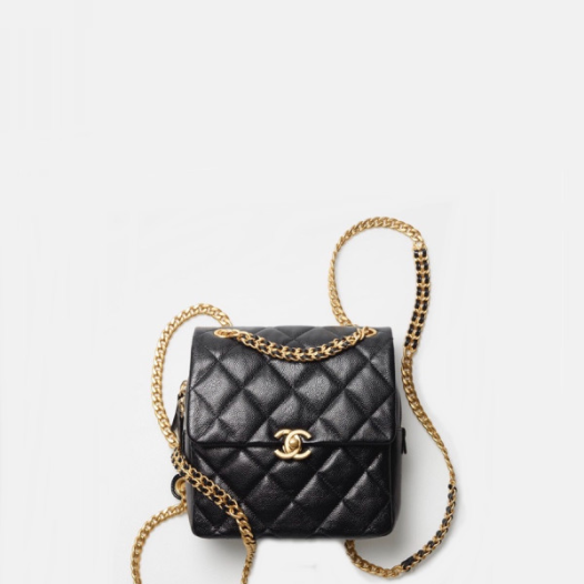 ❤샤넬 여성 블랙 22p 백팩 - Chanel Womens Black Back Pack - ch96x