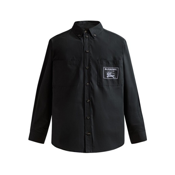 ❤버버리 남성 베이직 블랙 셔츠 - Burberry Mens Black Tshirts - bu145x