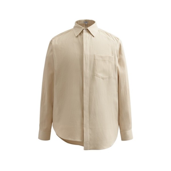 ❤로에베 남자 클래식 베이지 셔츠 - Loewe Mens Beige Shirts - loe714x