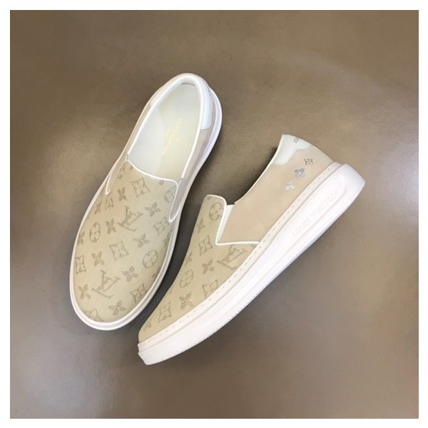 ❤루이비통 남성 모던 베이지 로퍼 - Louis vuitton Mens Beige Loafer - lv743x