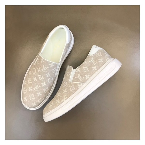 ❤루이비통 남성 모던 베이지 로퍼 - Louis vuitton Mens Beige Loafer - lv746x