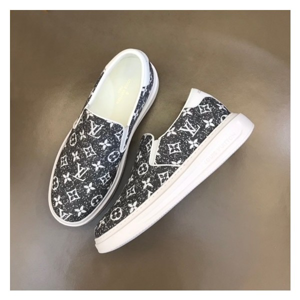 ❤루이비통 남성 모던 블랙 로퍼 - Louis vuitton Mens Black Loafer - lv749x