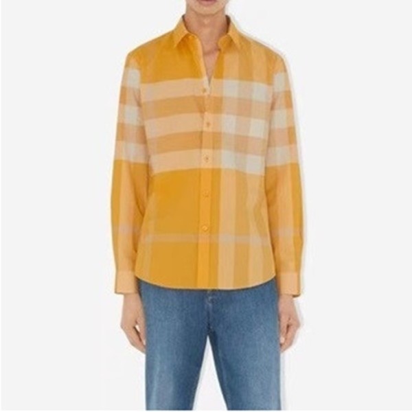 ❤버버리 남성 베이직 옐로우 셔츠 - Burberry Mens Yellow Tshirts - bu154x