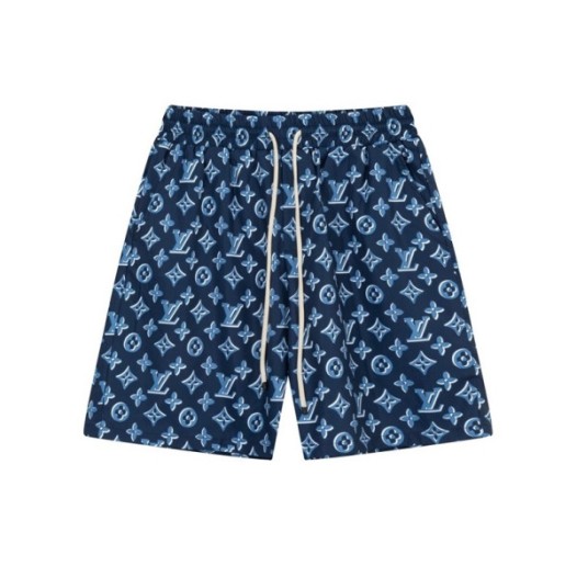 ❤루이비통 남성 블루 반바지 - Louis vuitton Mens Blue Half-pants - lv808x