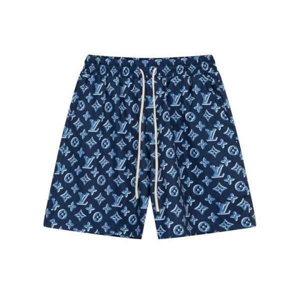 ❤루이비통 남성 블루 반바지 - Louis vuitton Mens Blue Half-pants - lv808x
