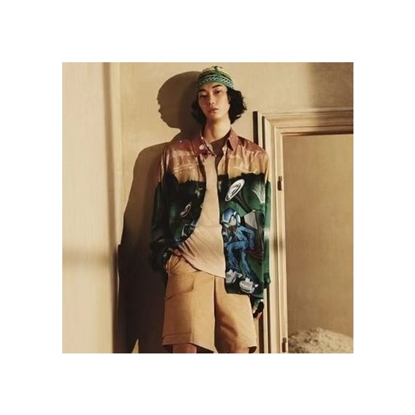 ❤루이비통 남성 그린 셔츠 - Louis vuitton Mens Green Tshirts - lv815x