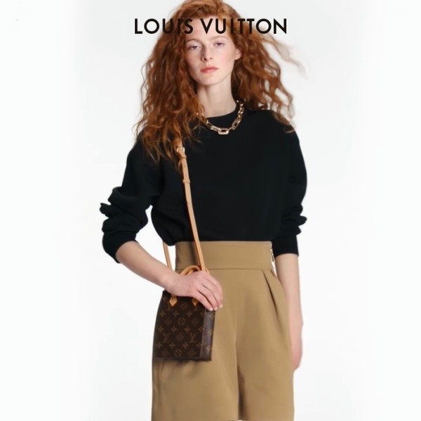 ❤루이비통 여성 브라운 쁘띠 삭 플라 - Louis vuitton Womens Brown PETIT SAC - lv817x