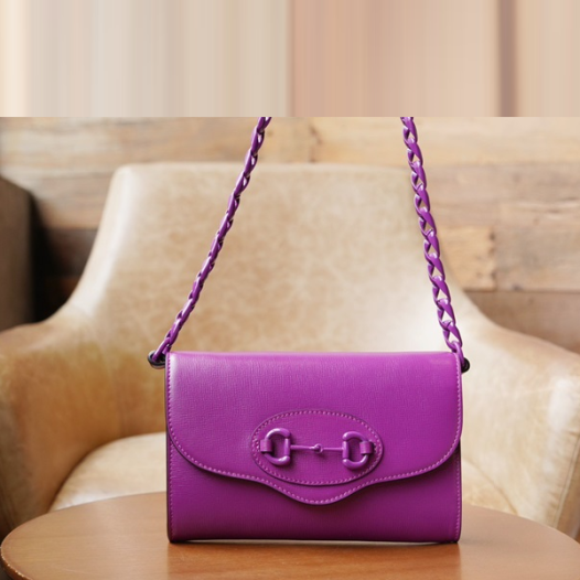 ❤구찌 여성 퍼플 미니 홀스빗 폰백 - Gucci Womens Purple Phone Bag - gu615x