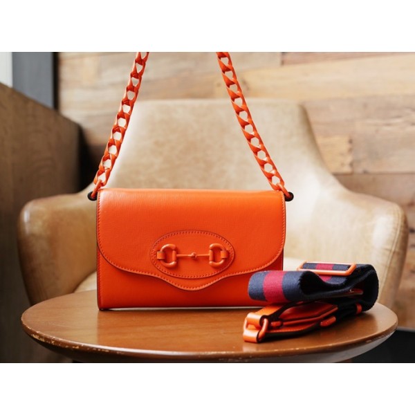 ❤구찌 여성 오렌지 미니 홀스빗 폰백 - Gucci Womens Orange Phone Bag - gu616x