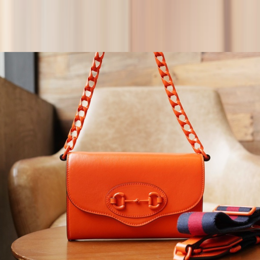 ❤구찌 여성 오렌지 미니 홀스빗 폰백 - Gucci Womens Orange Phone Bag - gu616x