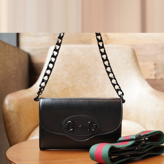 ❤구찌 여성 블랙 미니 홀스빗 폰백 - Gucci Womens Black Phone Bag - gu618x