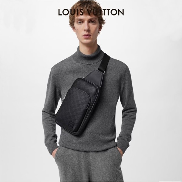 ❤루이비통 남성 블랙 크로스백 - Louis Vuitton Mens Black Cross Bag - lv857x