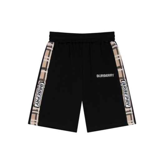 ❤버버리 남성 캐쥬얼 블랙 반바지 - Burberry Mens Black Half-pants - bu164x