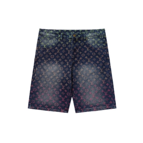 ❤루이비통 남성 캐쥬얼 블루 반바지 - Louis vuitton Mens Blue Half-pants - lv902x