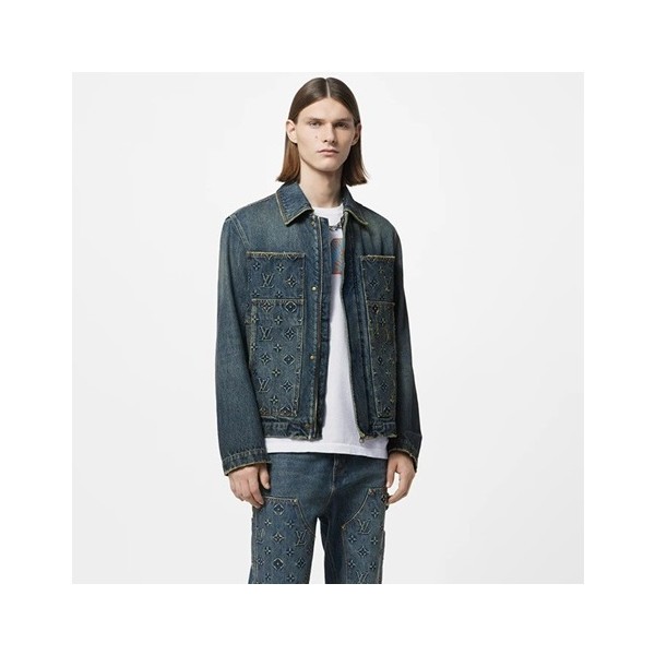 ❤루이비통 남성 캐쥬얼 블루 자켓 - Louis vuitton Mens Blue Jackets - lv905x