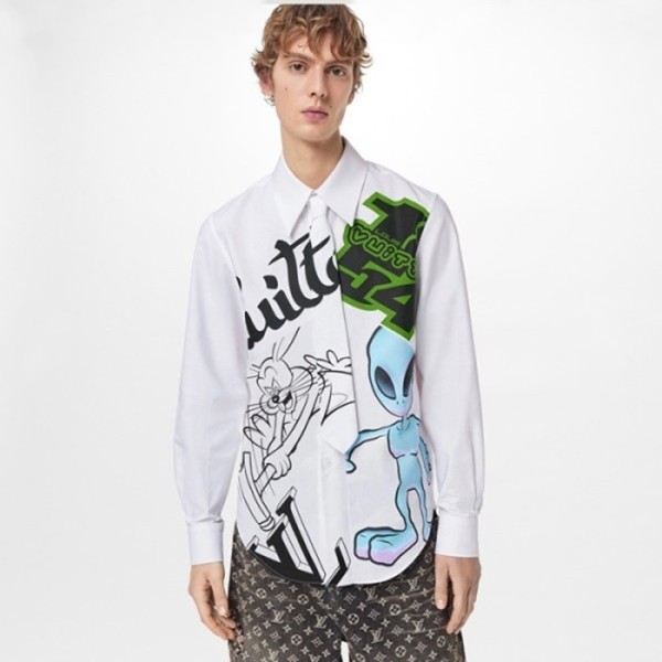 ❤루이비통 남성 화이트 셔츠 - Louis vuitton Mens White Tshirts - lv909x