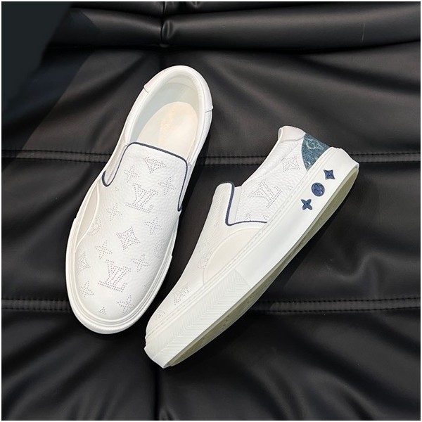 ❤루이비통 남성 모던 화이트 로퍼 - Louis vuitton Mens White Loafer - lv926x