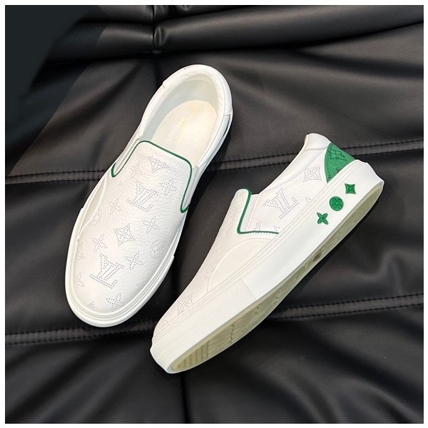 ❤루이비통 남성 모던 화이트 로퍼 - Louis vuitton Mens White Loafer - lv927x