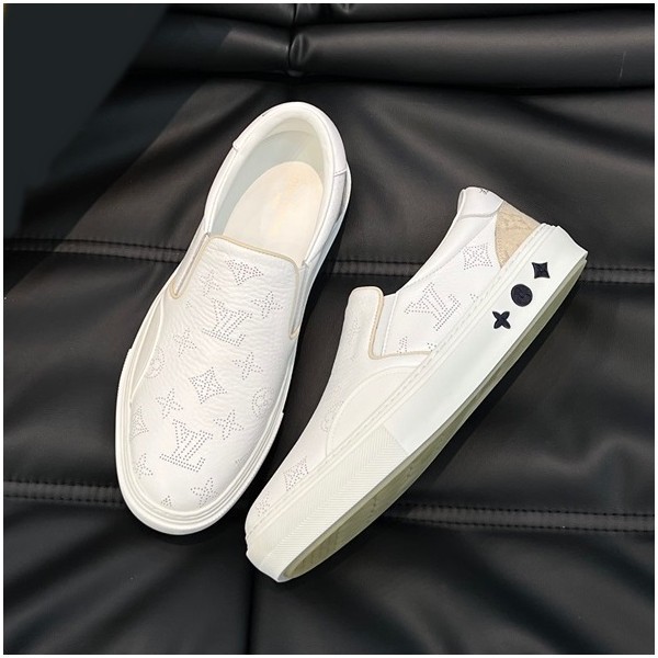 ❤루이비통 남성 모던 화이트 로퍼 - Louis vuitton Mens White Loafer - lv928x