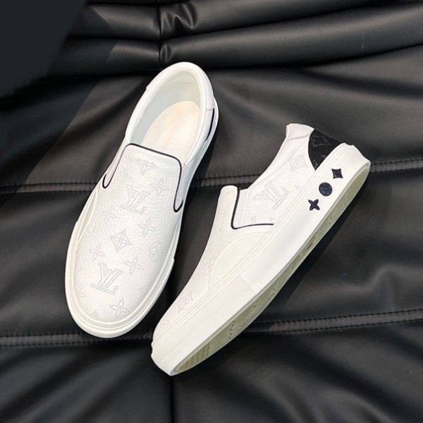 ❤루이비통 남성 모던 화이트 로퍼 - Louis vuitton Mens White Loafer - lv929x