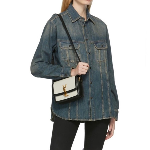 ❤입생로랑 여성 화이트 숄더백 - Saint Laurent Womens White Shoulder Bag - ysl777x