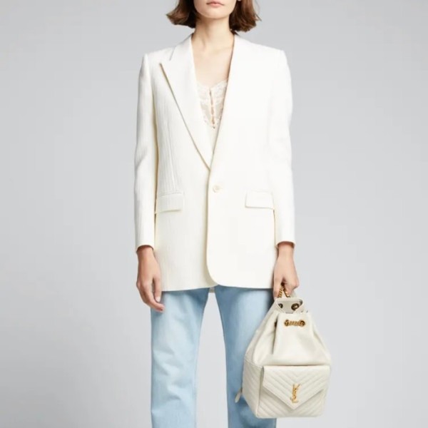 ❤입생로랑 여성 화이트 백팩 - Saint Laurent Womens White Back Pack - ysl784x