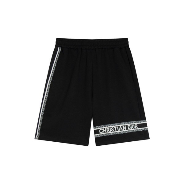 ❤디올 남성 캐쥬얼 블랙 반바지 - Dior Mens Black Half-pants - di473x