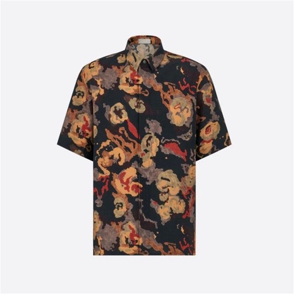 ❤디올 남성 블랙 반팔 셔츠 - Dior Mens Black Half sleeved Tshirts - di474x