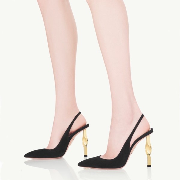 ❤아쿠아주라 여성 블랙 하이힐 - Aquazzura Womens Black High-heels - aq10x