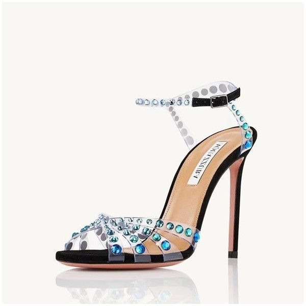 ❤아쿠아주라 여성 블루 하이힐 - Aquazzura Womens Blue High-heels - aq13x