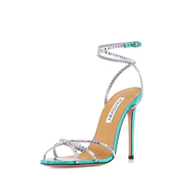 ❤아쿠아주라 여성 블루 하이힐 - Aquazzura Womens Blue High-heels - aq16x