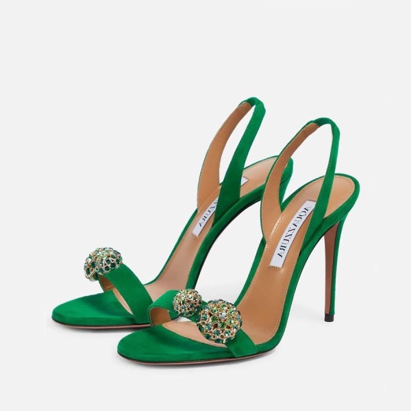 ❤아쿠아주라 여성 그린 하이힐 - Aquazzura Womens Green High-heels - aq18x
