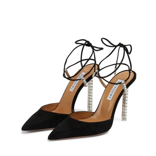 ❤아쿠아주라 여성 블랙 하이힐 - Aquazzura Womens Black High-heels - aq19x