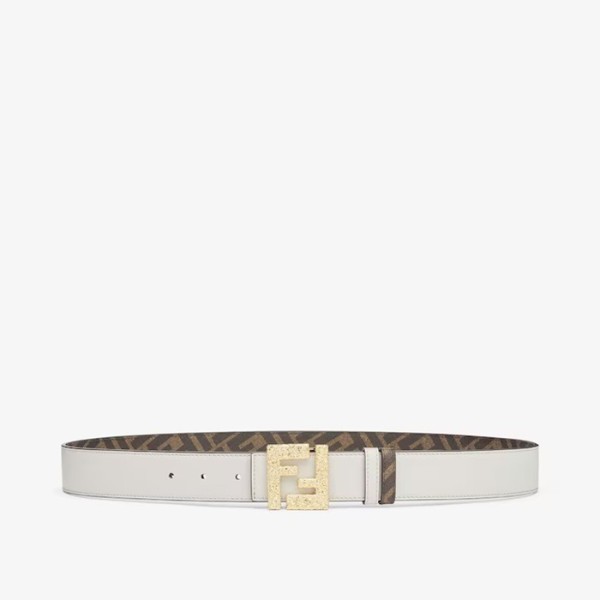 ❤펜디 남성 시그니처 양면 화이트 벨트 - Fendi Mens White Belts - fe123x