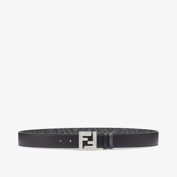 ❤펜디 남성 시그니처 양면 그레이 벨트 - Fendi Mens Gray Belts - fe124x