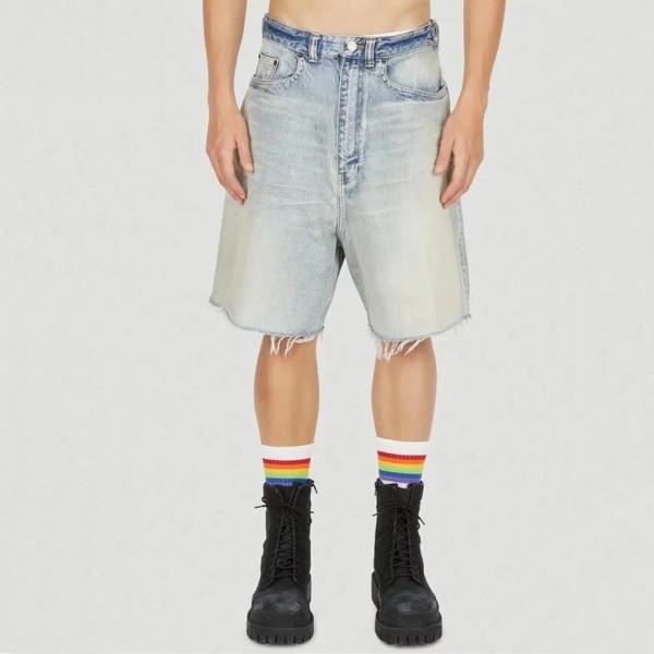 ❤발렌시아가 남성 블루 반바지 - Balenciaga Mens Blue Half-pants - ba317x