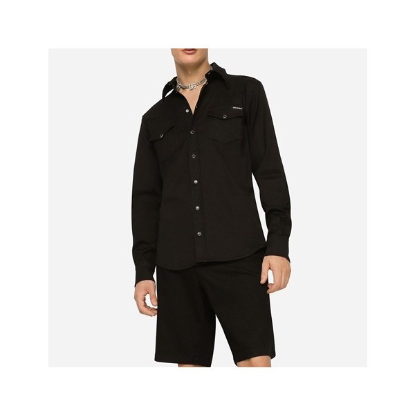 ❤돌체앤가바나 남성 블랙 반바지 - Dolce&Gabbana Mens Black Half-pants - do465x