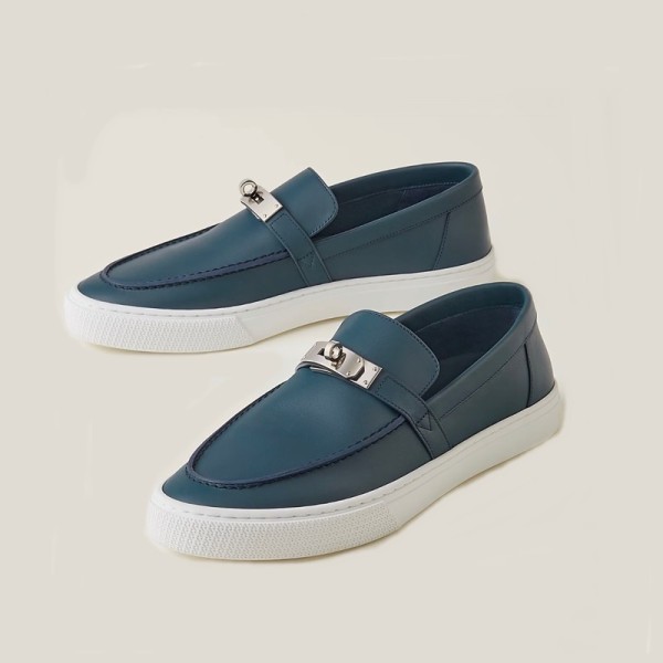 ❤에르메스 남/녀 네이비 로퍼 - Hermes Unisex Navy Loafer - he183x