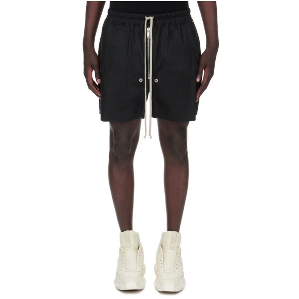 ❤릭오웬스 남성 블랙 반바지 - Rick Owens Mens Black Half-pants - ric124x