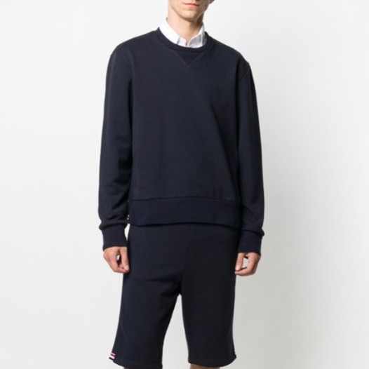❤톰브라운 남성 네이비 반바지 - Thom Browne Mens Navy Half-pants - th63x
