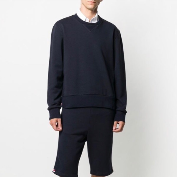 ❤톰브라운 남성 네이비 반바지 - Thom Browne Mens Navy Half-pants - th63x